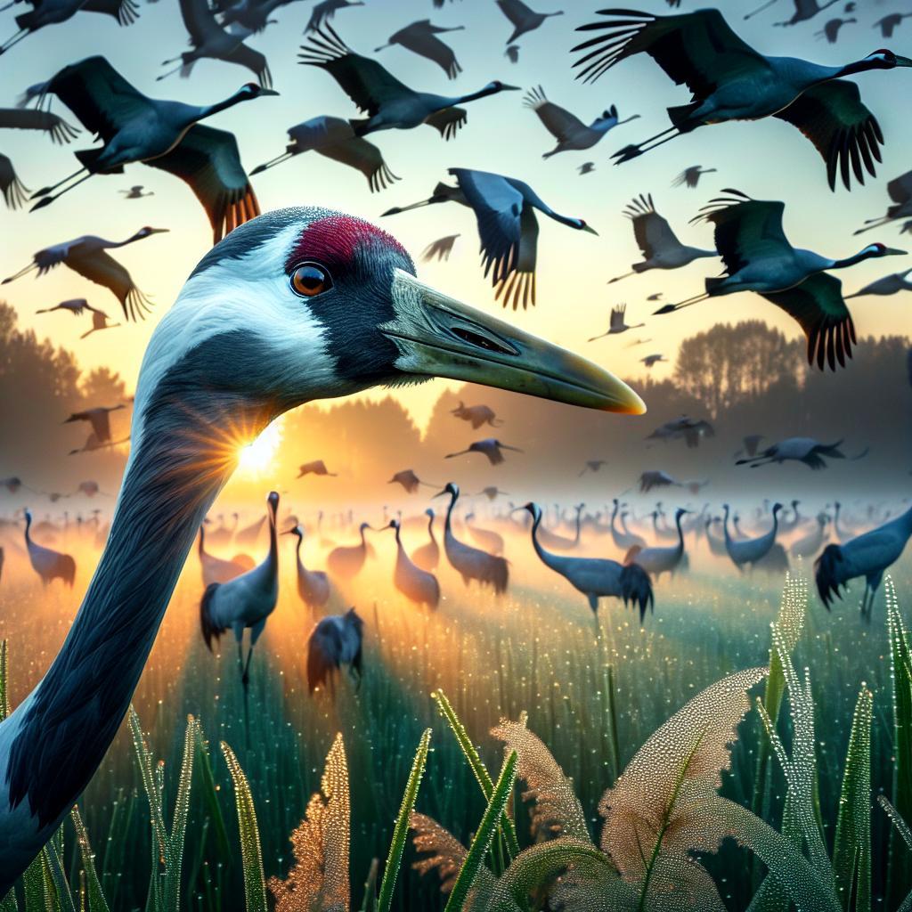 Kranichfotografie: Tipps für perfekte Fotos der Zugvögel